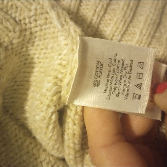 - Eddie Bauer  three quarter length sleeve button down sweater with pockets - Picture 10 of 12